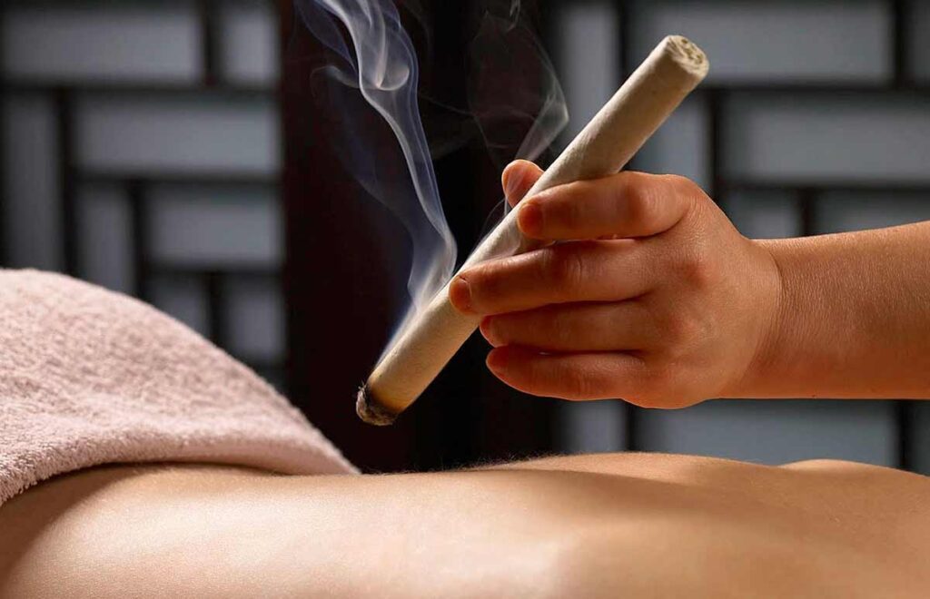 This image has an empty alt attribute; its file name is moxibustion-therapy-1024x660.jpg